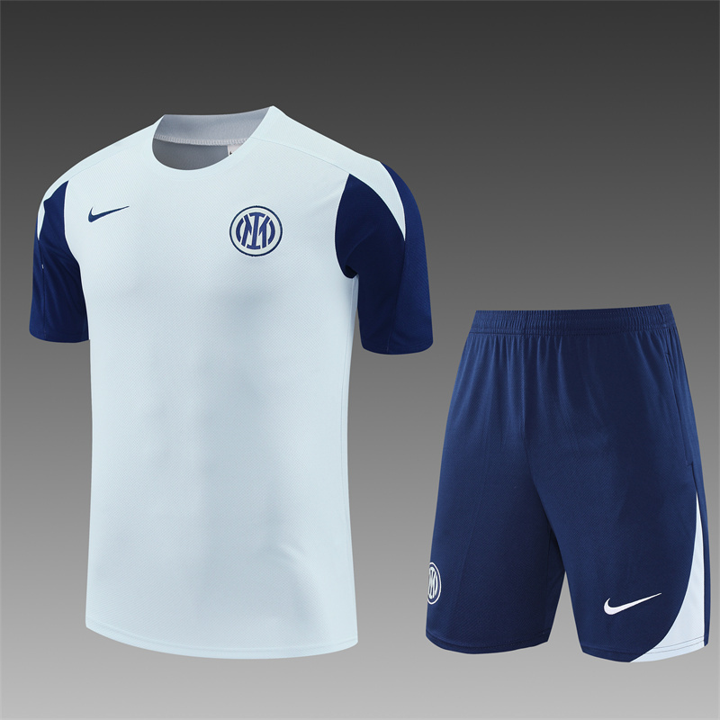 2025/26 Short Sleeve Inter Milan Light Grey Training Kit