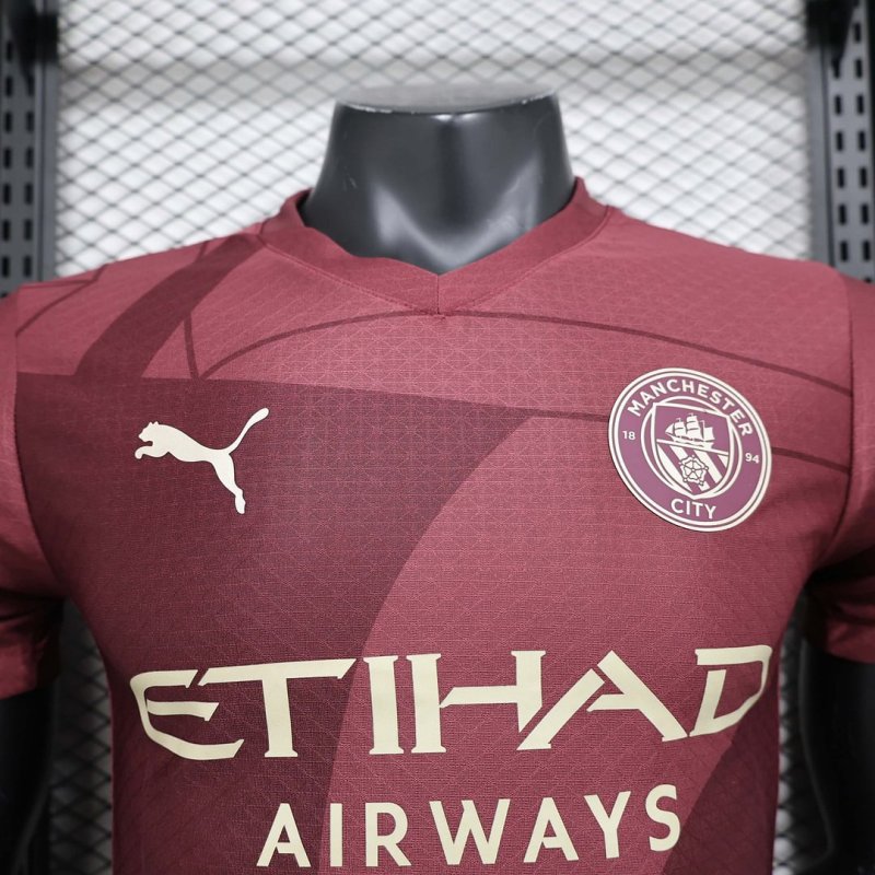 2024/2025 Player Version Manchester City Third Away Football Shirt