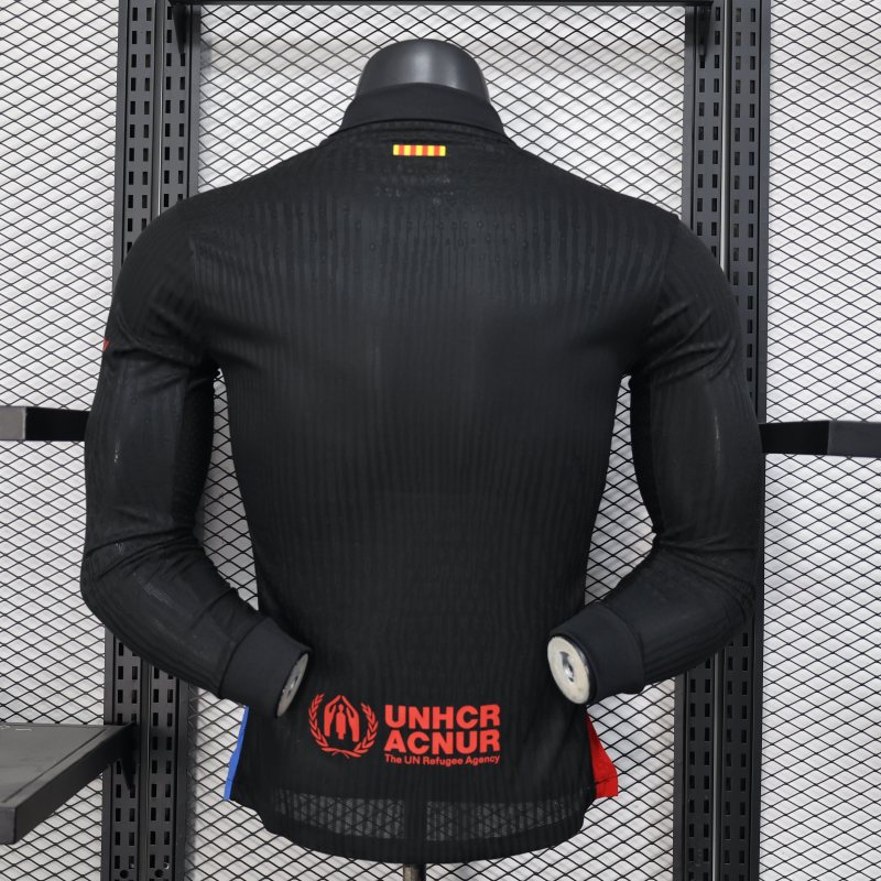 24/25 Limited Edition FC Barcelona x Travis Scott Men’s Away Jersey（Players long sleeves）