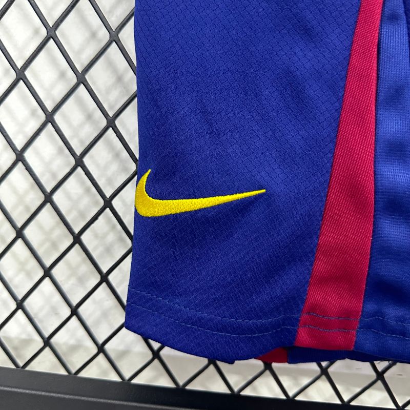 2025/26 Barcelona Home Shirt Kids Kit