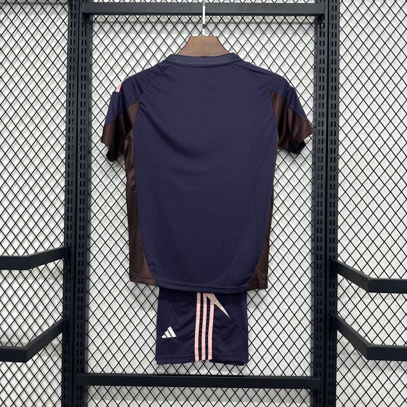 2025/2026 Arsenal Training Jersey Purple Fan Edition Kids Kit