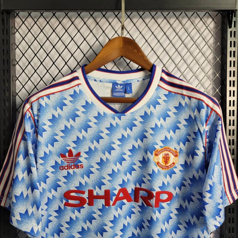 1990/1992 Retro Manchester United Away Football Shirt