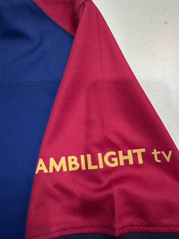 2024/25 Barcelona Home Special Edition Football Jersey with 1989 Advertising