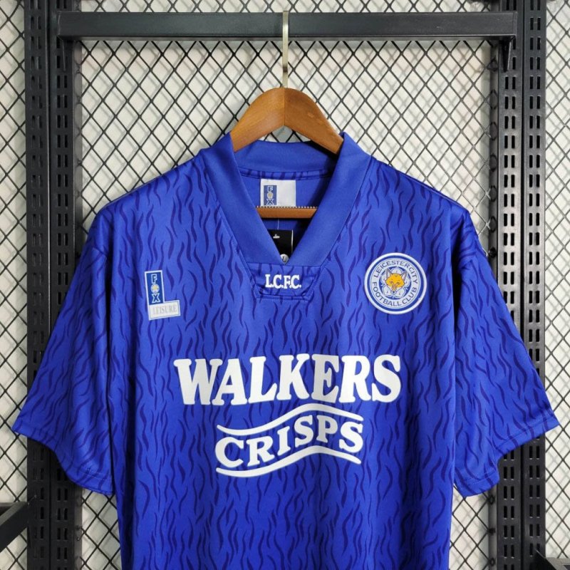 1992/1993 Retro Leicester City Home Football Shirt