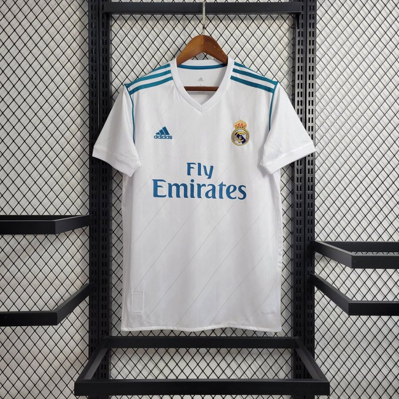 2017/2018 Retro Real Madrid Home Football Shirt