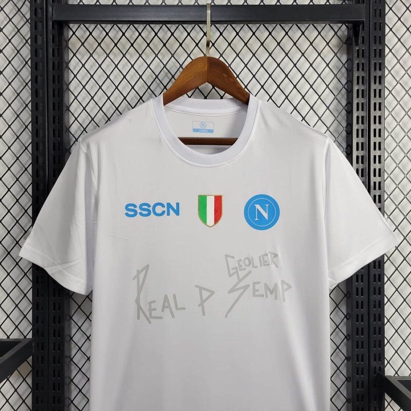 2024/2025 Napoli White Football Shirt
