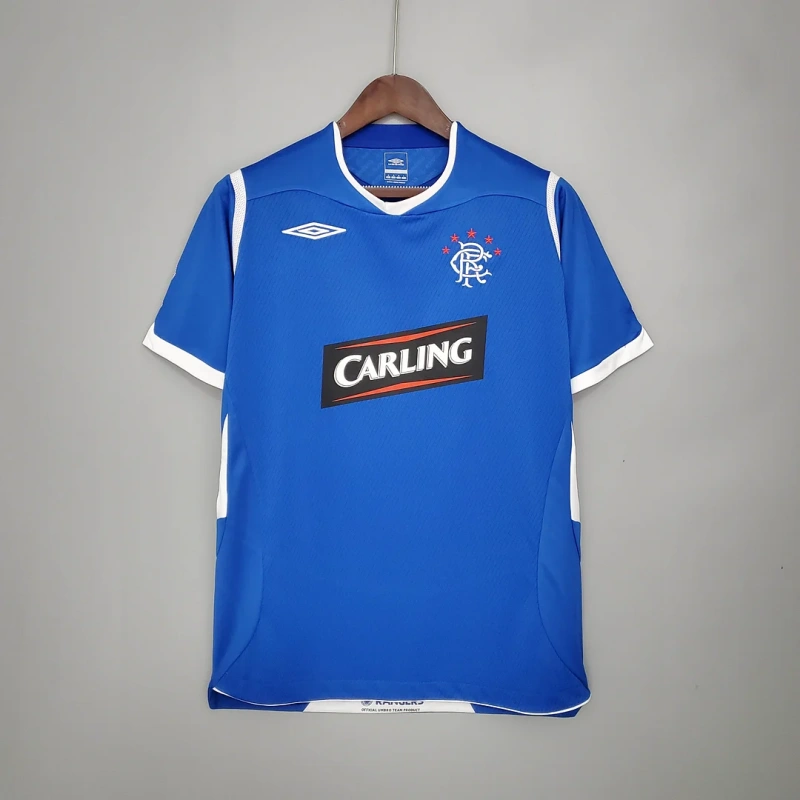 2008/2009 Retro Rangers Home Football Shirt