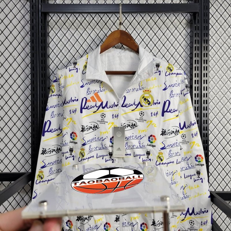 2024/2025 Real Madrid Reversible Windbreaker Football Shirt