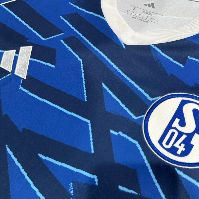 2025-2026 Schalke 04 Home Fan Edition Football Shirt
