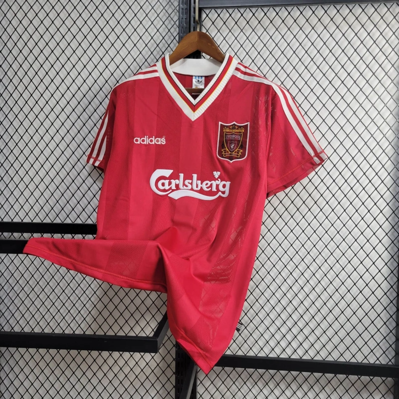 1995/1996 Retro Liverpool Home Football Shirt