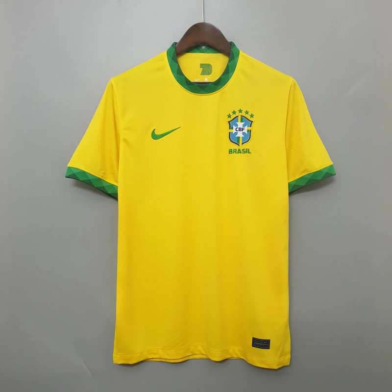 2020 Brazil Home Football Shirt