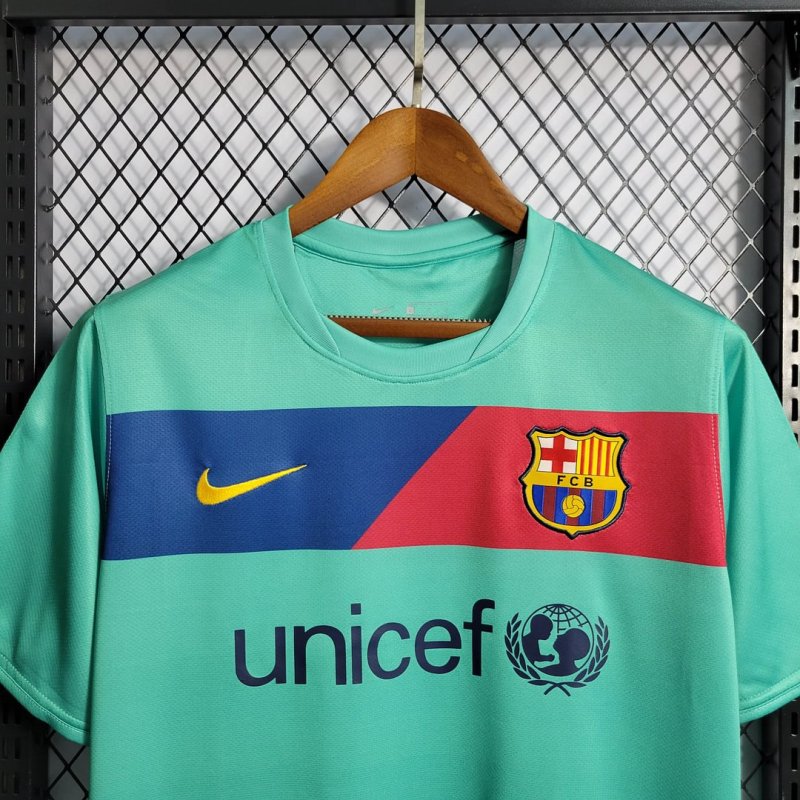 2010/2011 Retro Barcelona Away Football Shirt