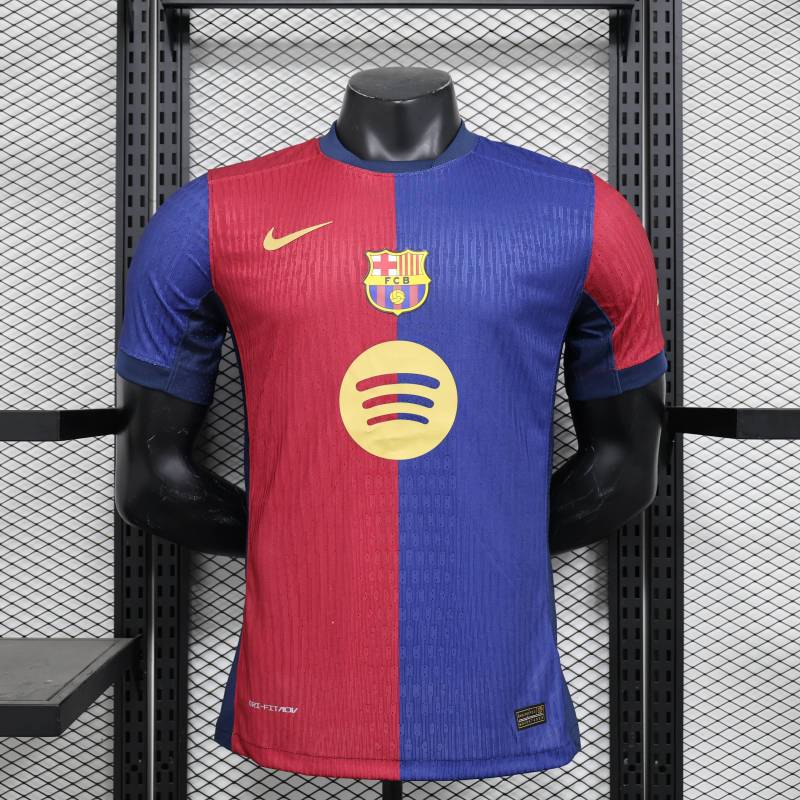 2024/2025 Players Edition Barcelona Home Big Corsage Football Jersey
