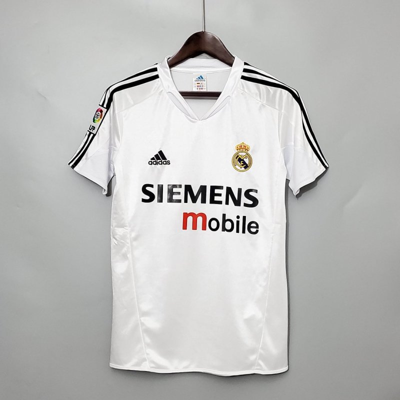 2004/2005 Retro Real Madrid Home Football Shirt