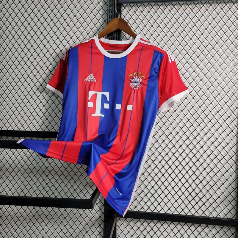 2014/2015 Retro Bayern Munchen Home Football Shirt