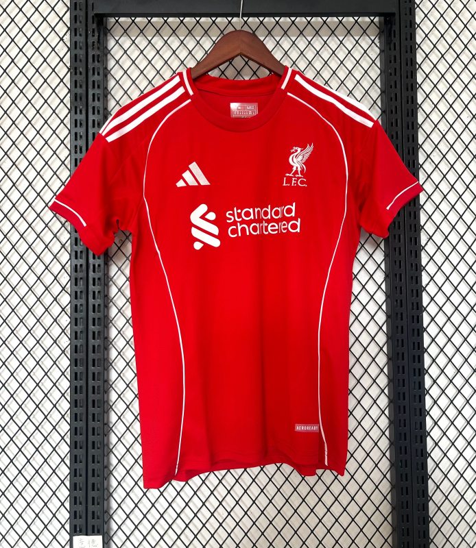 2025/26 Liverpool Home Football Shirt (Fan Edition)