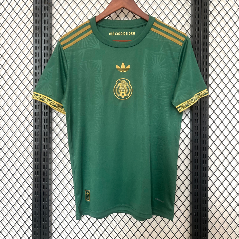 2025-2026 Mexico Gold Cup Green Fan Edition Football Shirt