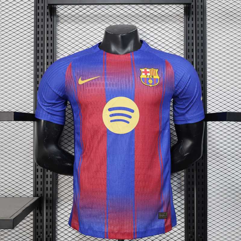 2025/2026 Barcelona Player Edition Home Football Shirt
