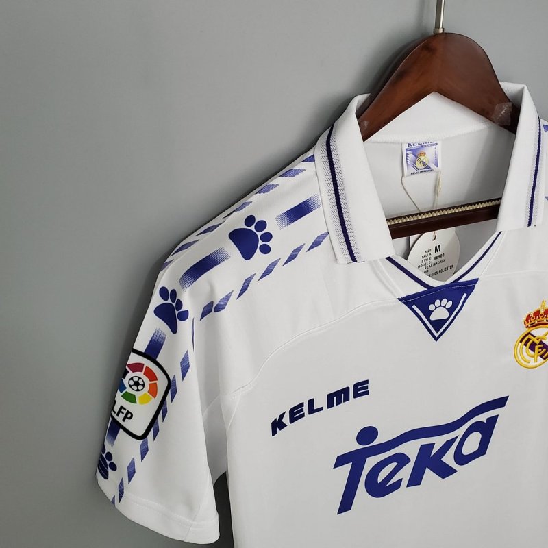 1996/1997 Retro Real Madrid Home Football Shirt