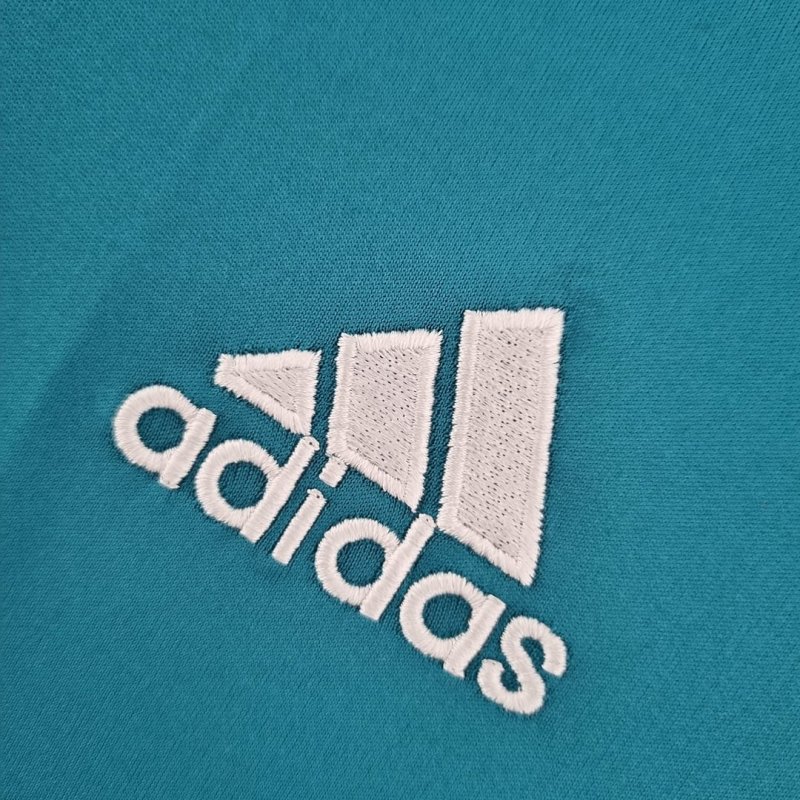 2017/2018 Retro Long Sleeve Real Madrid Third Away Football Shirt