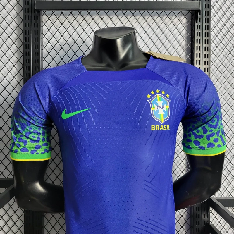 2022 Player Version Brazil Away Football Shirt