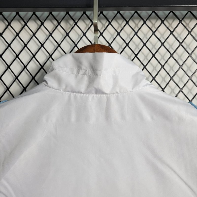 1:1 copy top quality 2023/2024 São Paulo Windbreaker White Football Shirt