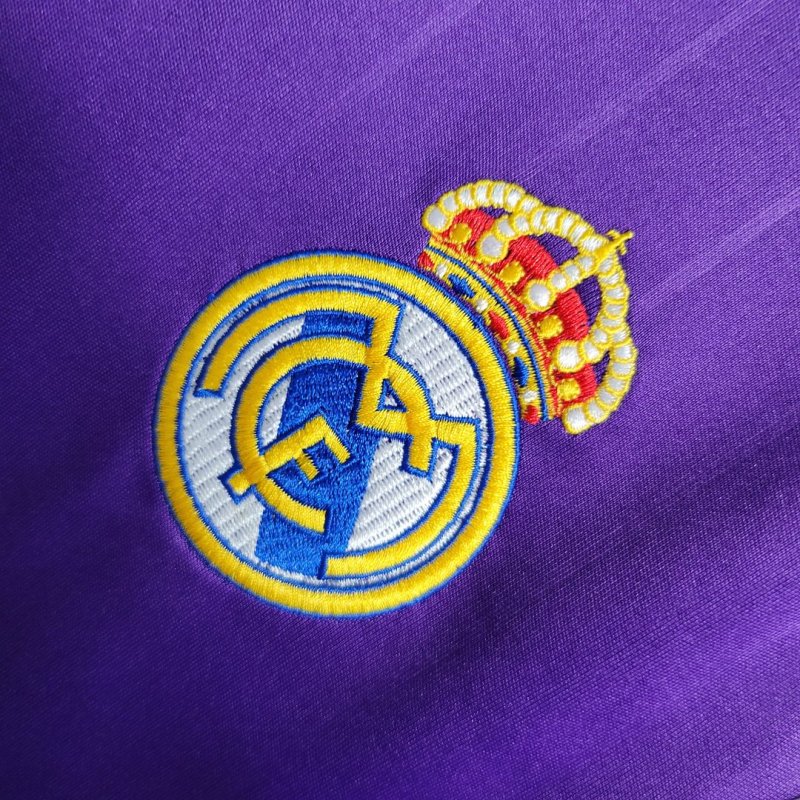 2006/2007 Retro Real Madrid Third Away Purple Football Shirt