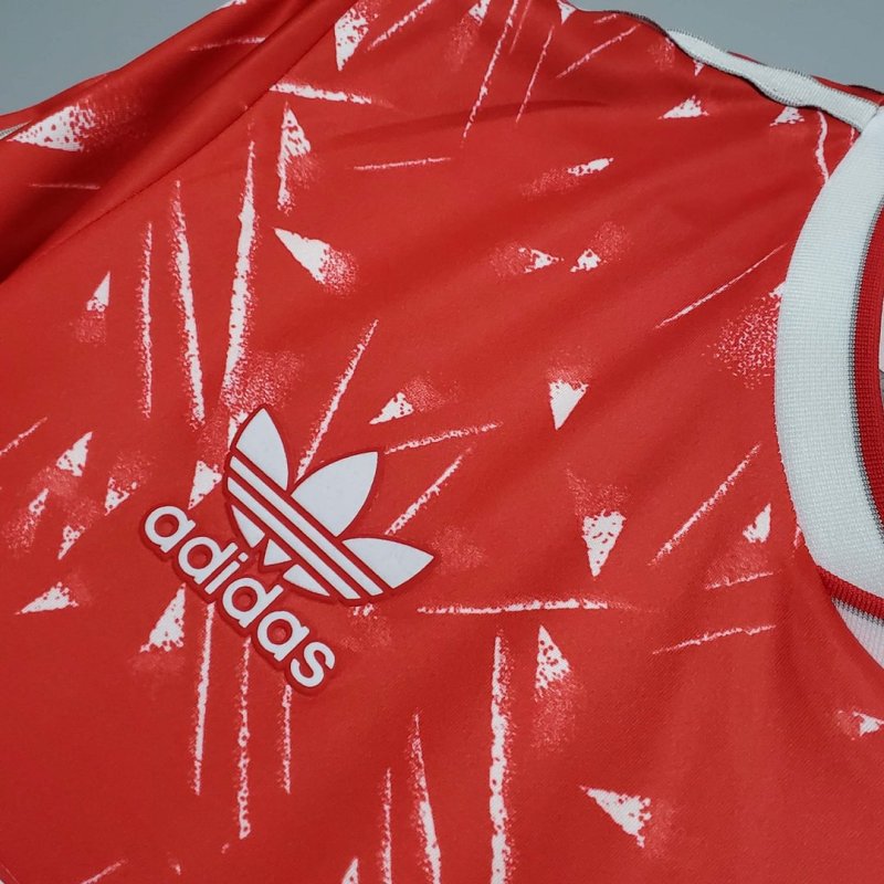 1989/1991 Retro Liverpool Home Football Shirt