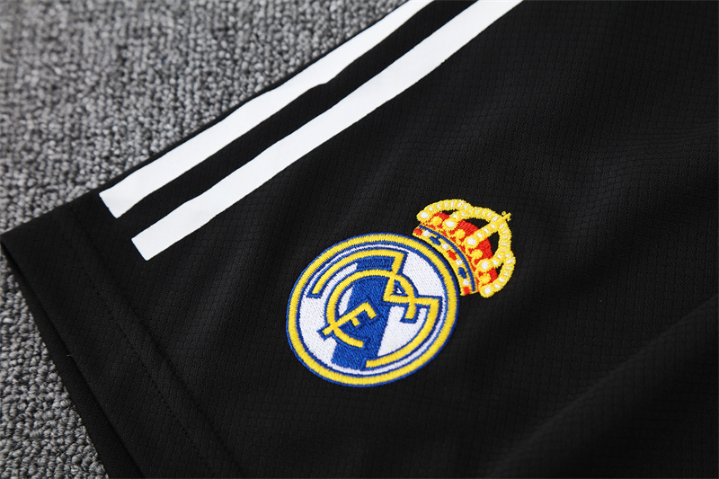 2024/25 short-sleeved Real Madrid white and purple training suit