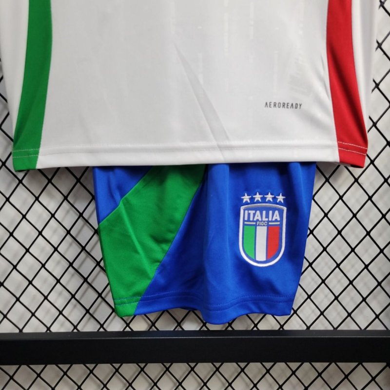 2024 Italy Away Football Shirt Kids Size