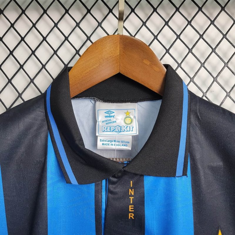 1992/1993 Retro Inter Milan Home Football Shirt