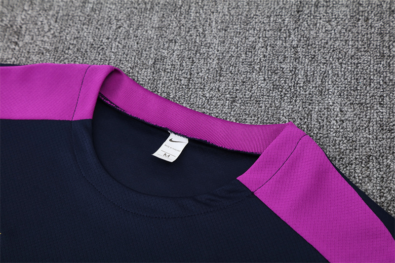 2025/26 Short Sleeve Barca Royal Blue Training Suit (child size)