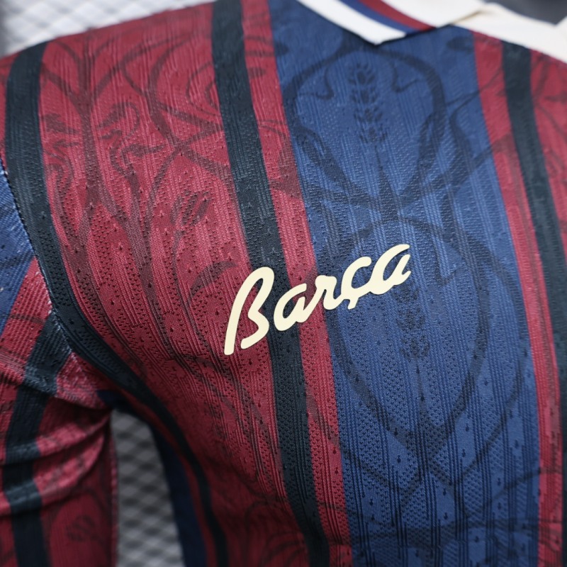 2025/26 Barcelona Special Edition Long Sleeve Football Jersey