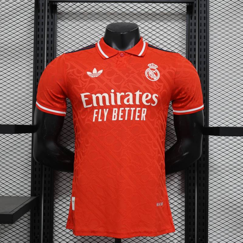 2024/2025 Player Edition Real Madrid Special Edition Red Football Jersey