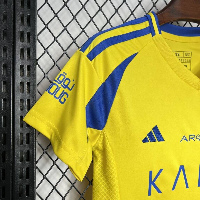 2024/2025 Al-Nassr Home Football Shirt Kids Size