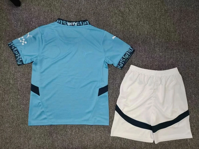 2024/2025 Manchester City Home Football Shirt Kids Size