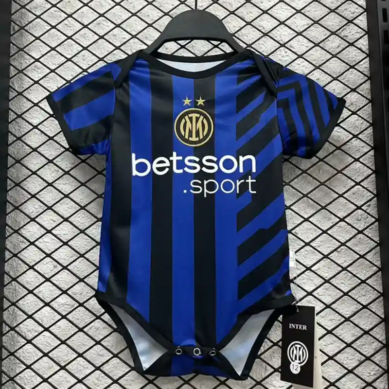 2024/25 Inter Milan Home Baby One-Piece Jersey