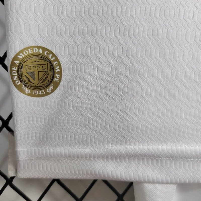 1:1 copy top quality 2024/2025 São Paulo Home Football Shirt Kids Size