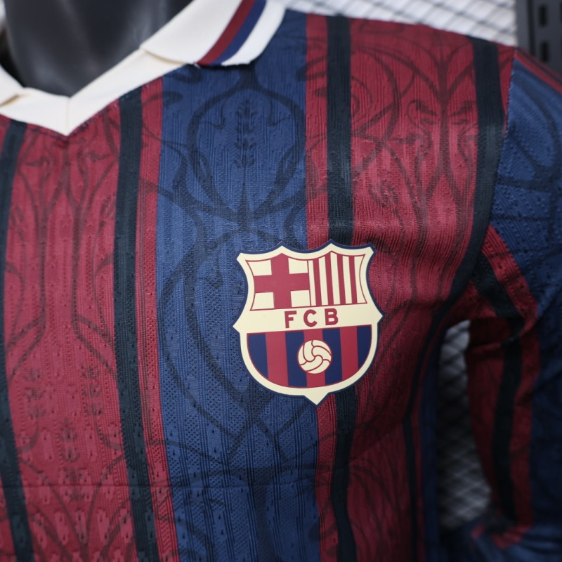 2025/26 Barcelona Special Edition Long Sleeve Football Jersey