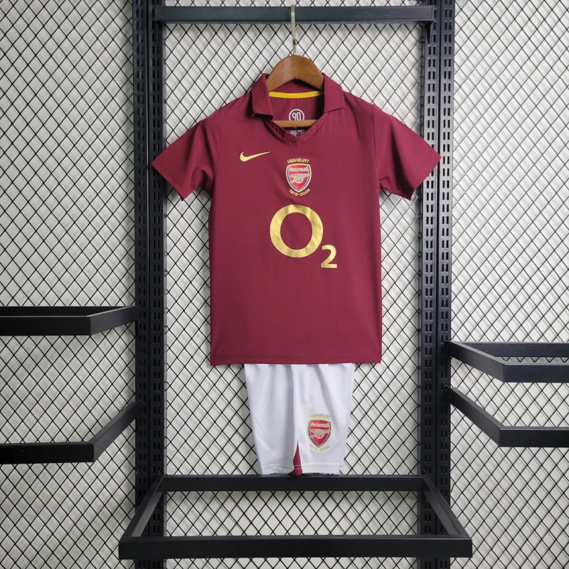 2005/2006 Retro Arsenal Home Football Shirt (Kids' Size)