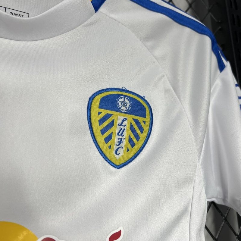 2024/2025 Leeds United Home Football Shirt Kids Size