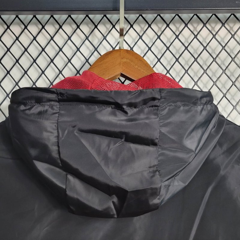 2023/2024 Flamengo Windbreaker（Red-Black）Football Shirt