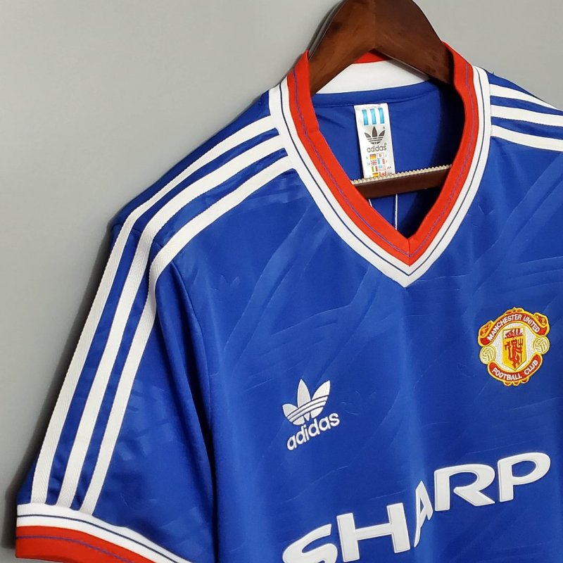 1986/1988 Retro Manchester United Third Away Football Shirt