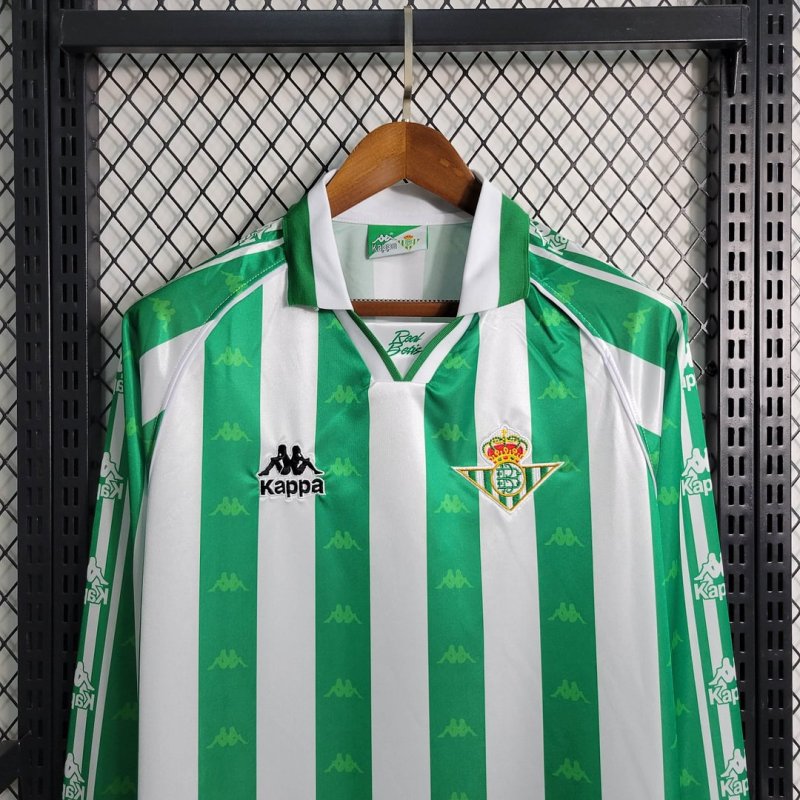 1995/1997 Retro Long Sleeve Real Betis Home Football Shirt