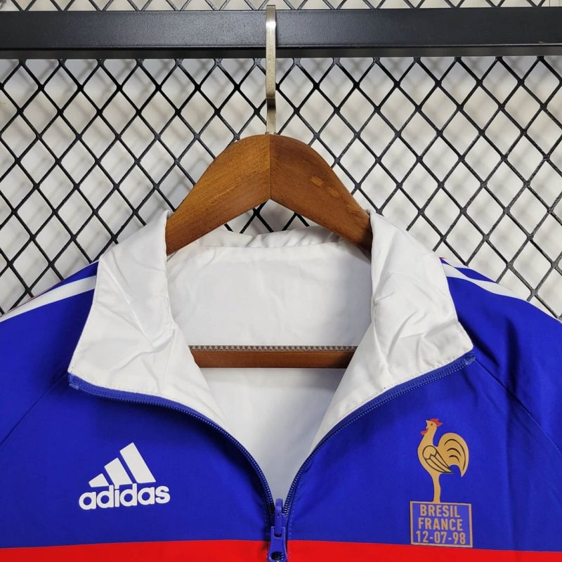 2024 France Reversible Windbreaker Football Shirt