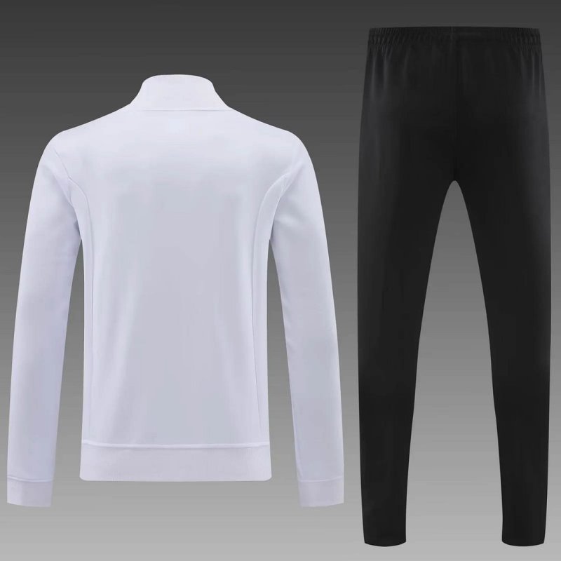 2024/2025 Germany Long Zipped Jacket Training Suit White Football Shirt