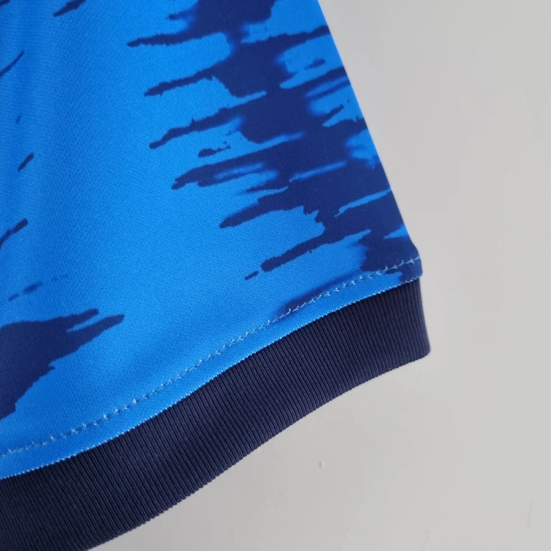 2022 Brazil Classic Blue Football Shirt