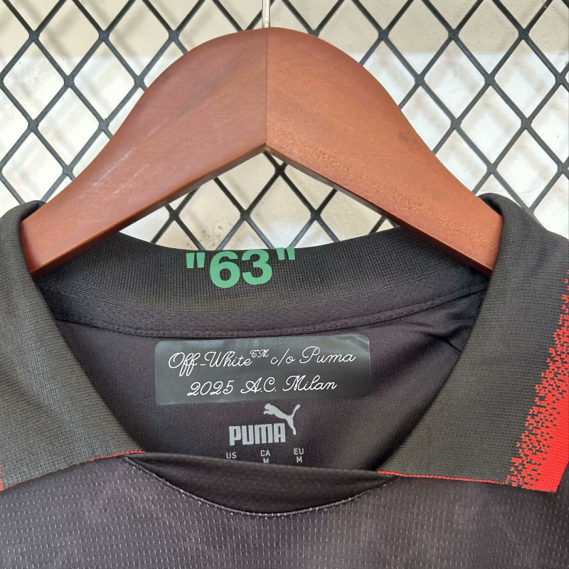 2024/2025 AC Milan three-game black and green shirt