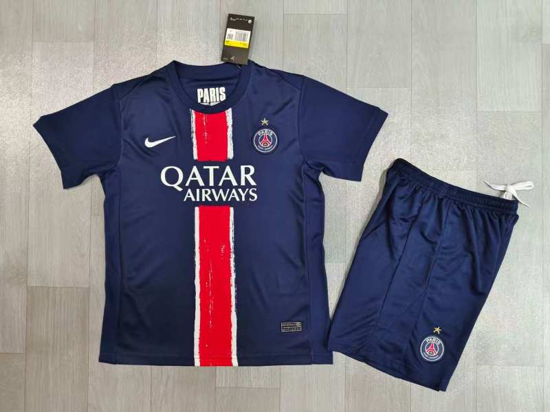 2024/2025 Paris Main Champion Edition with Star (Kids Kit)