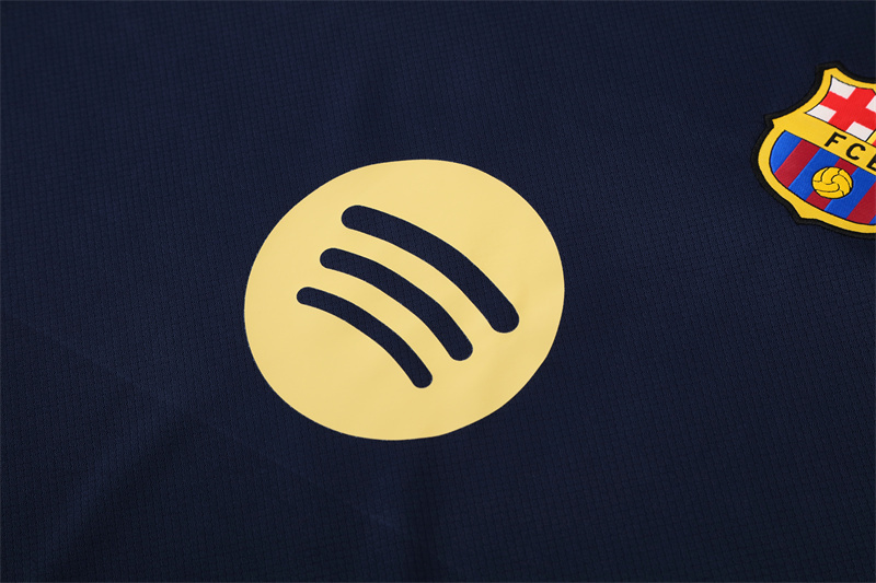 2025/26 Short Sleeve Barca Royal Blue Training Suit (child size)